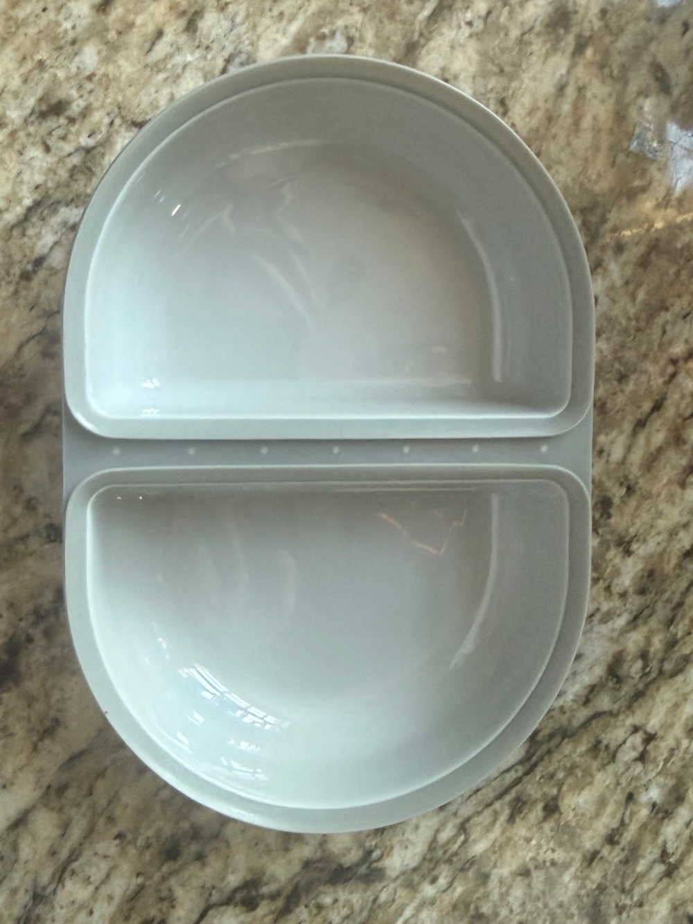 New Sure Feed Split Bowl - Grey